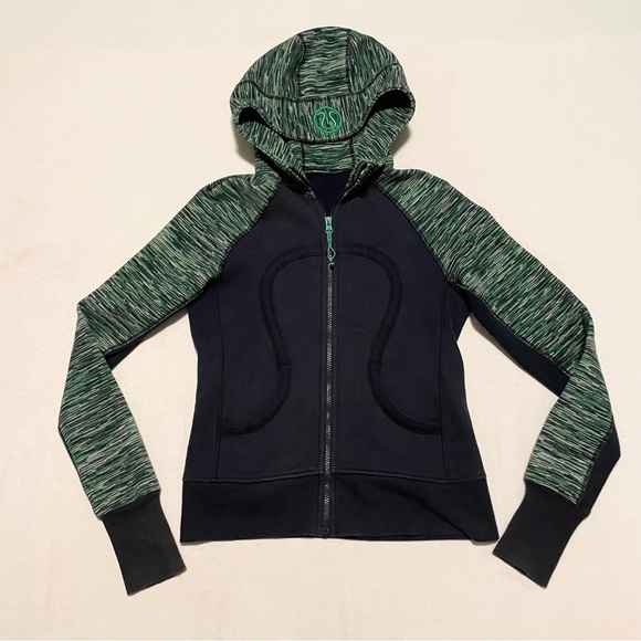 Lululemon Scuba Hoodie Stretch Green Bean Inkwell Wee Are From Space - Picture 15 of 16